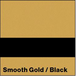 Smooth Gold/Black LaserLights  1/32IN x 12IN x 24IN (10-Pack) - Rowmark LaserLights